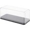 Pioneer Plastics Clear Plastic Display Case with Base for 1:43 Scale Cars (UV Resistant), 6.125" W x 2.625" D x 2.25" H